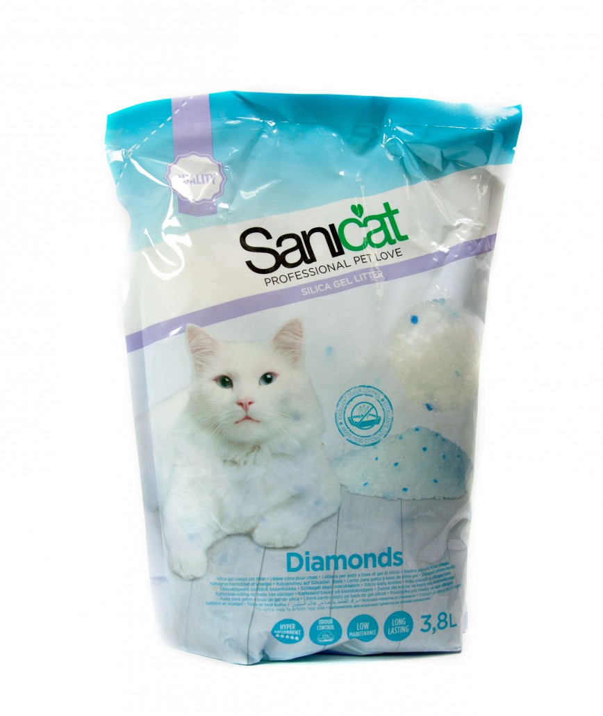 Silica gel cat litter Fresh 3,8 L Sanicat Toidukaupade müük